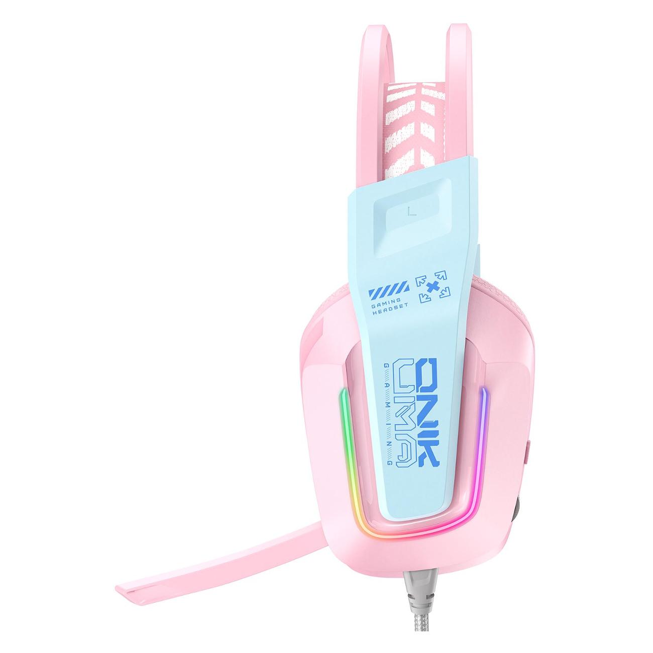 Игровые наушники Onikuma X13 Cyber Pink