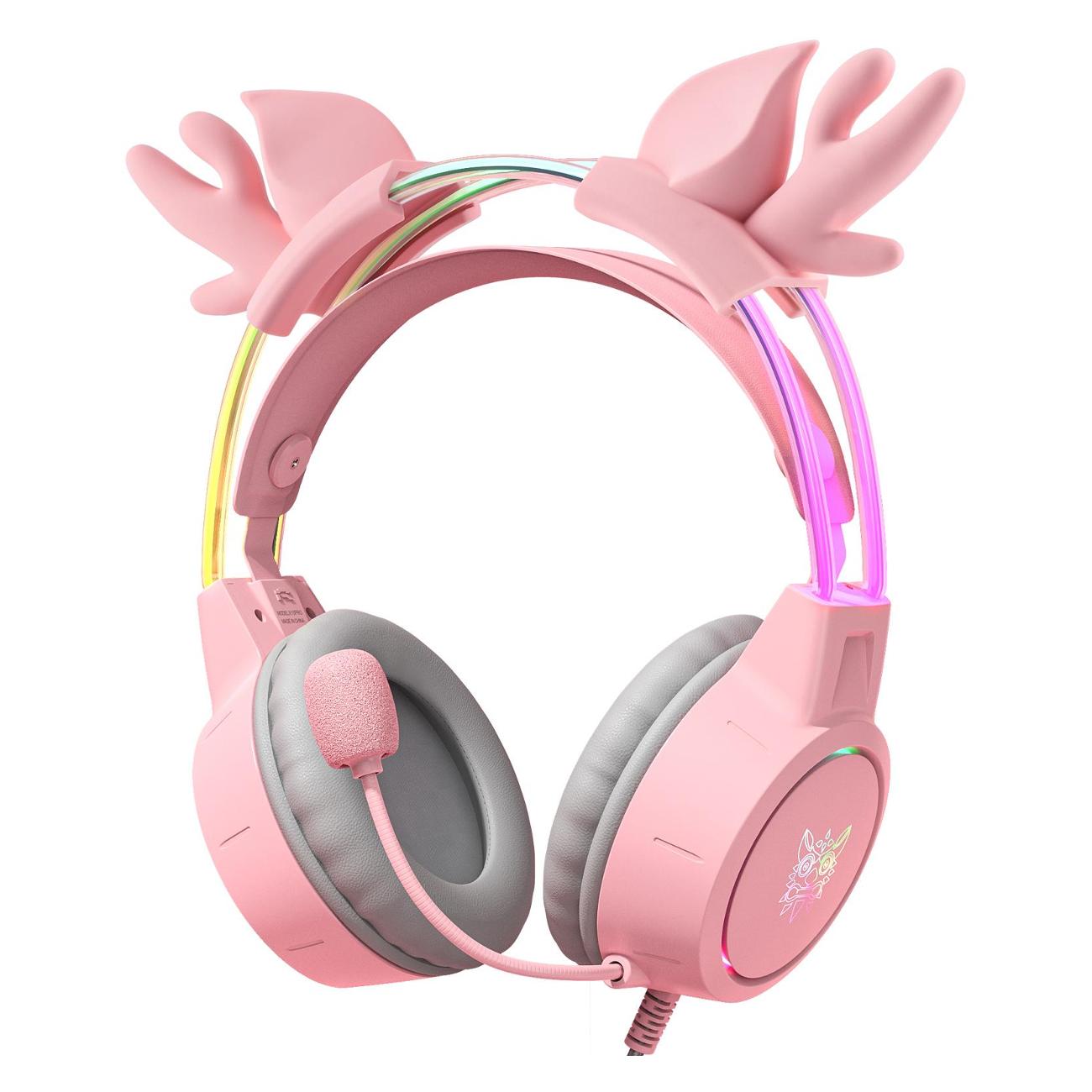 Игровые наушники Onikuma X15 pro Pink Furie фото