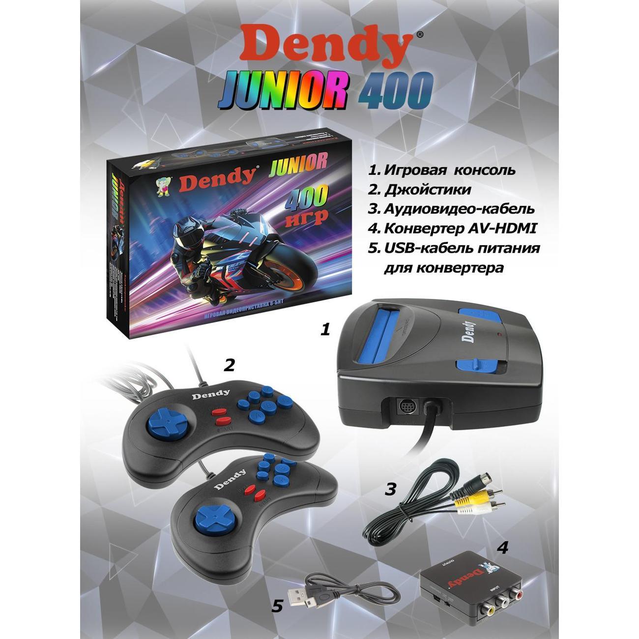 Игровая приставка Dendy DMJ-400-HD