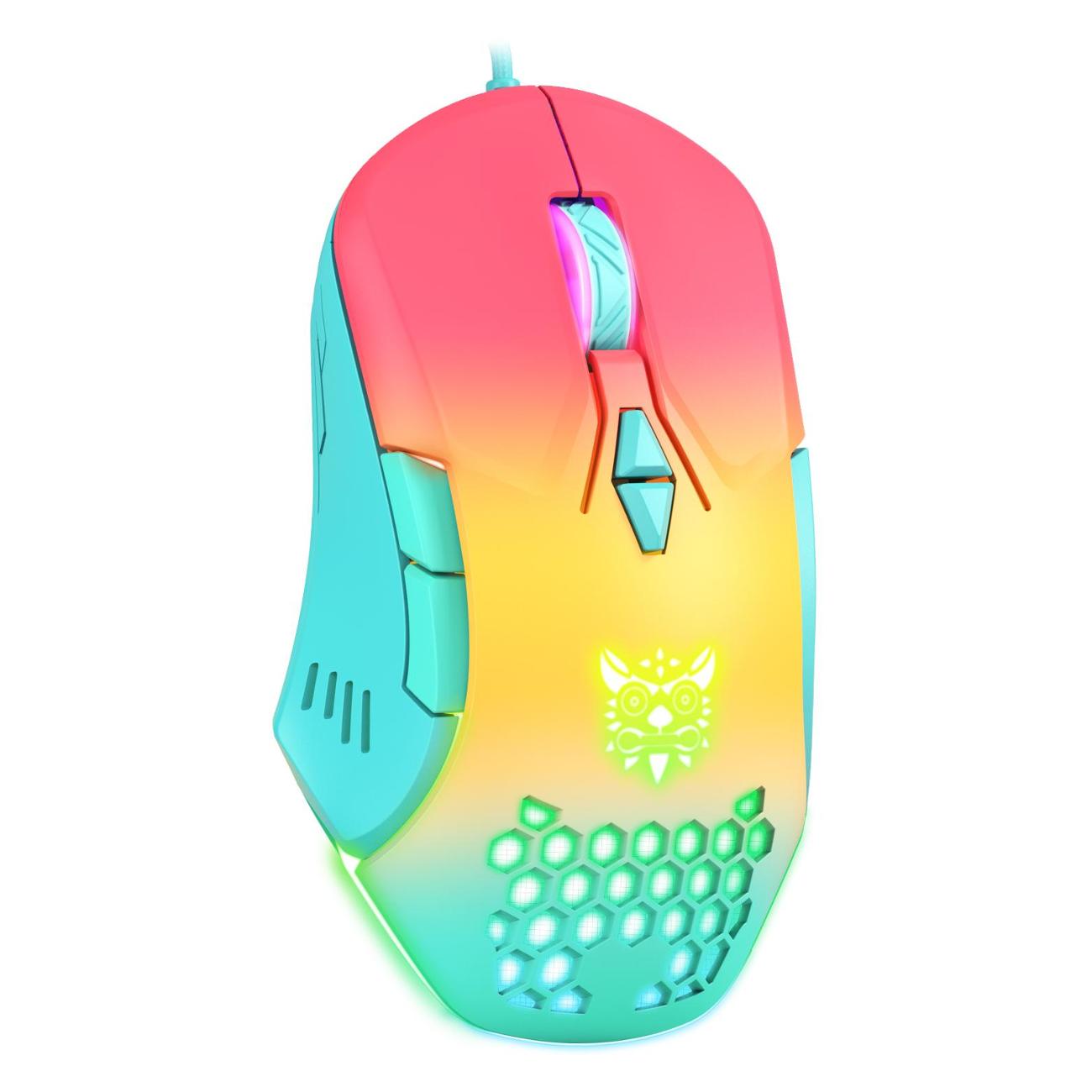 Игровая мышь Onikuma CW902 Rainbow Eclipse фото