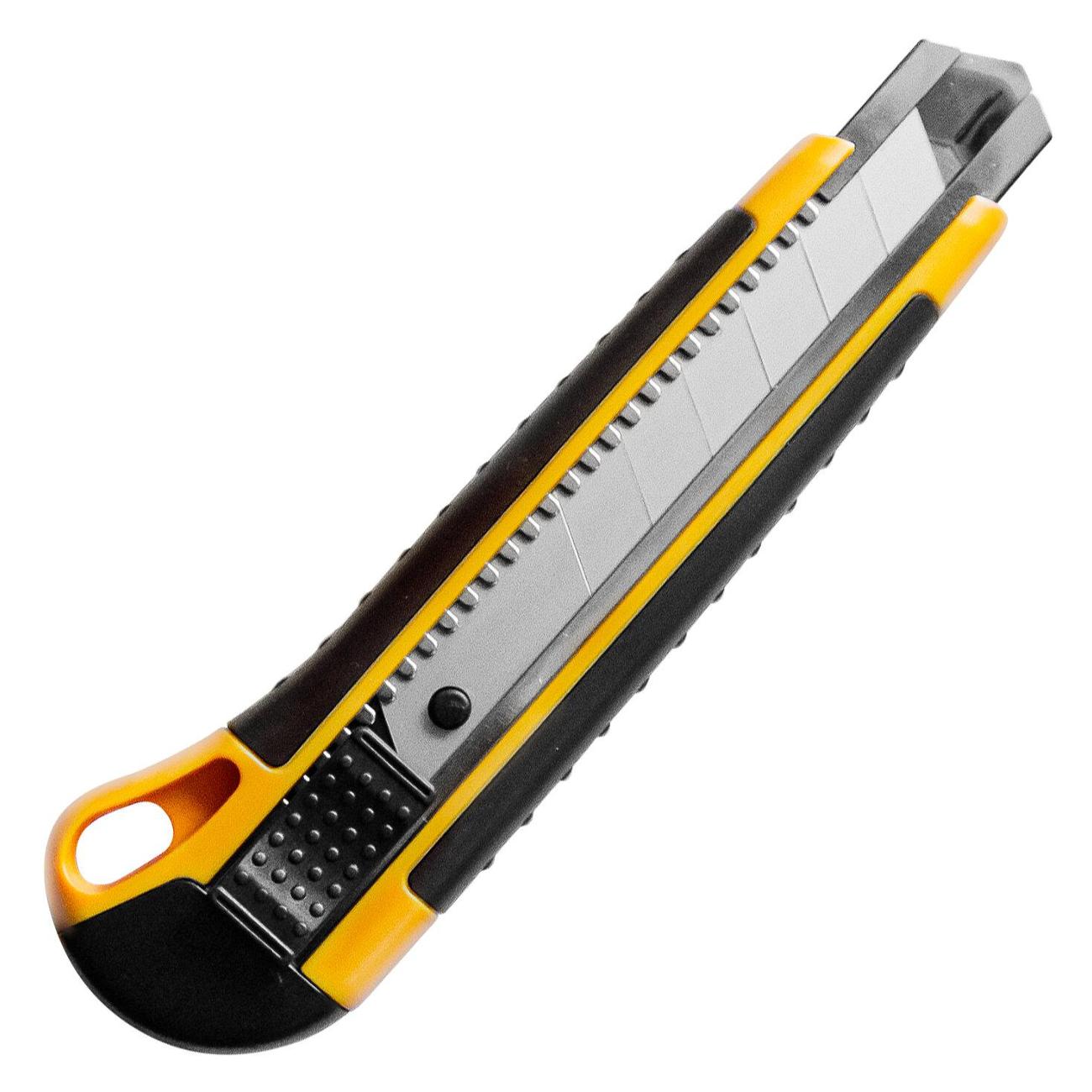 Нож канцелярский Brauberg EXTRA, автофиксатор, резиновые вставки, 238731