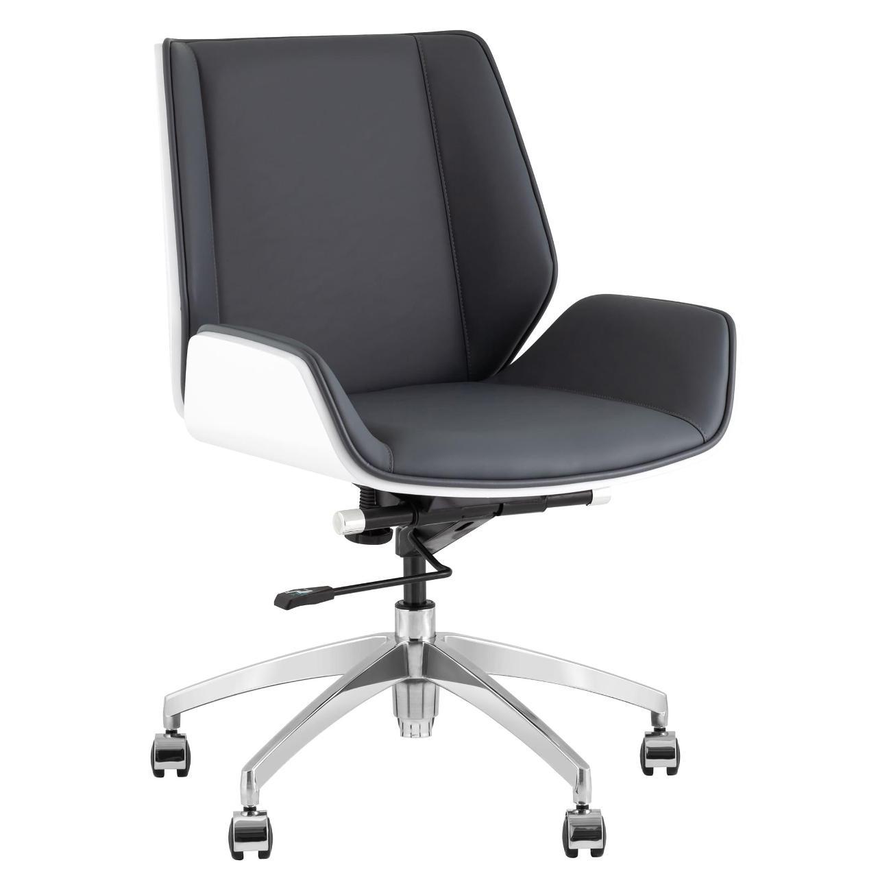 Кресло компьютерное TopChairs Crown SN A312-A 8386-16 white back
