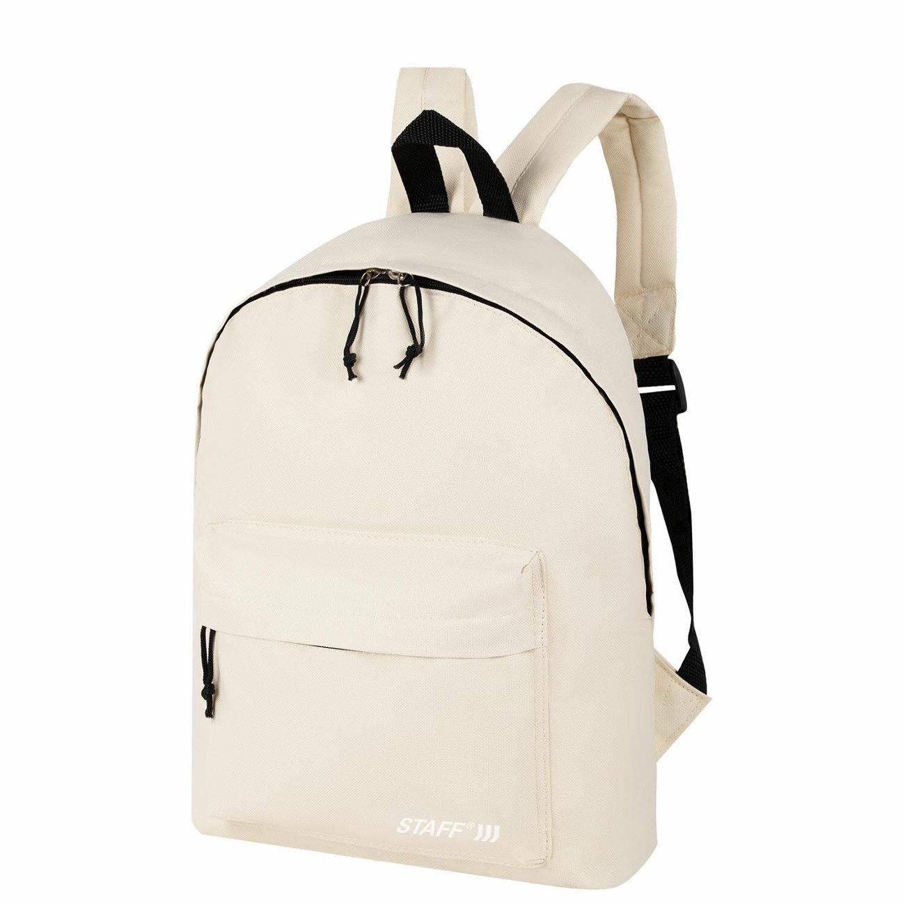 Рюкзак городской Staff STREET Бежевый 38х28х12см