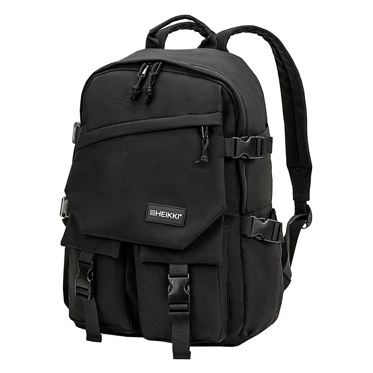 Рюкзак городской HEIKKI FUSION Черный 43х30х14см