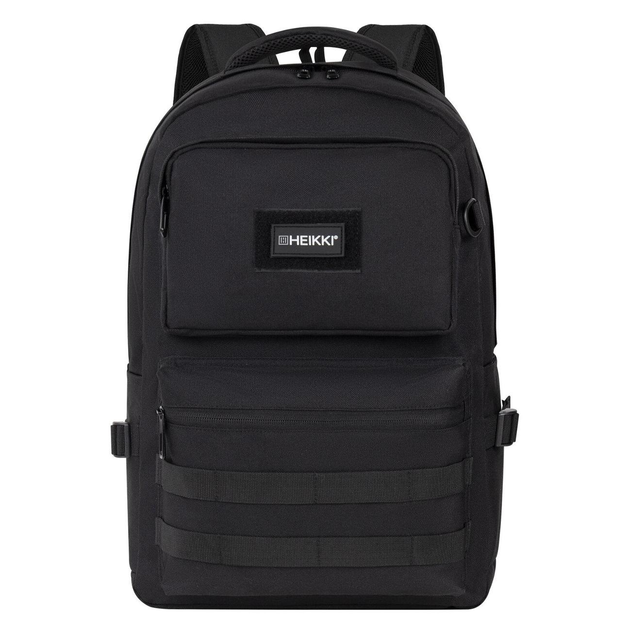Рюкзак городской HEIKKI STRATEGY Черный 46х31х13см
