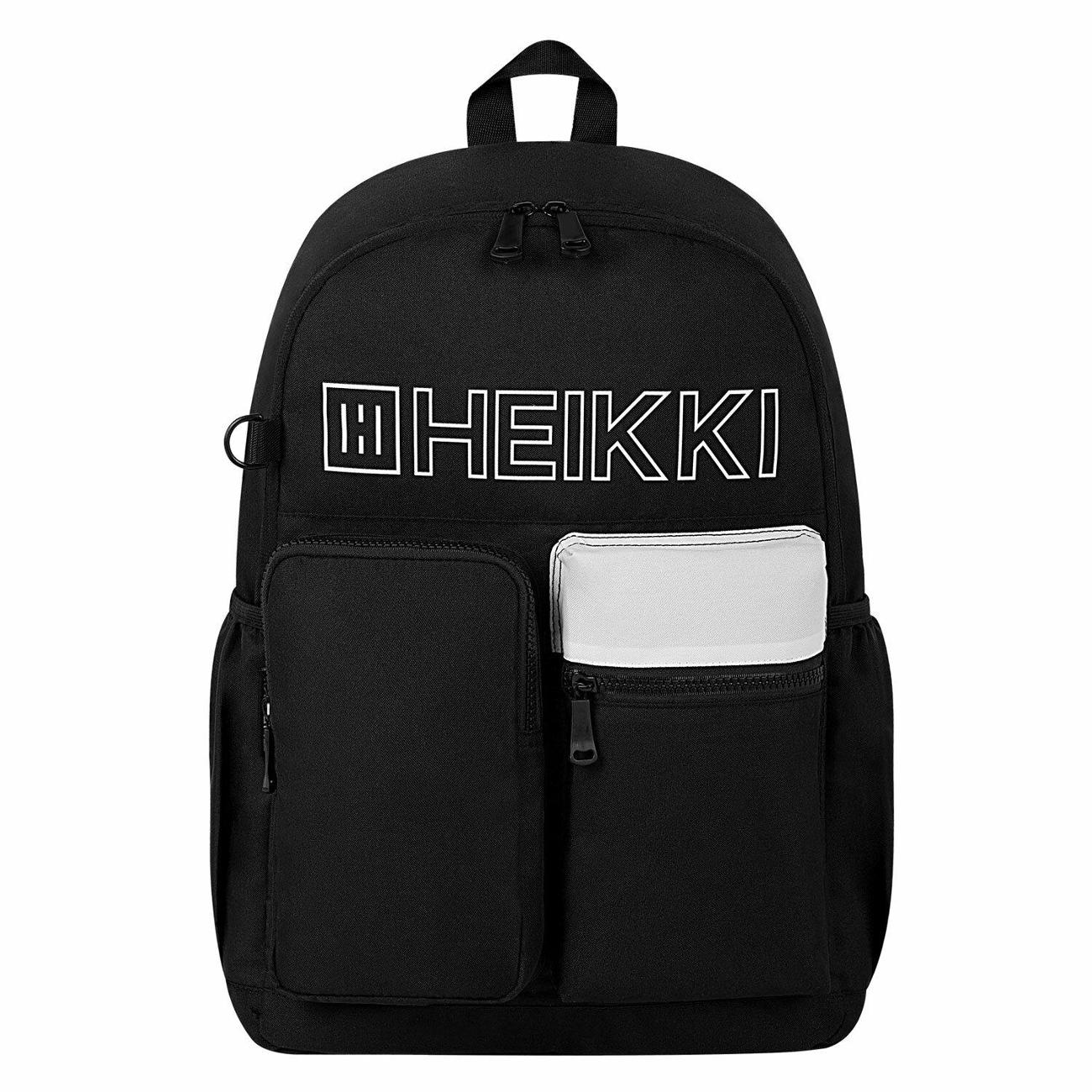 Рюкзак городской HEIKKI UNIQUE Черный с белым 42х29х16см