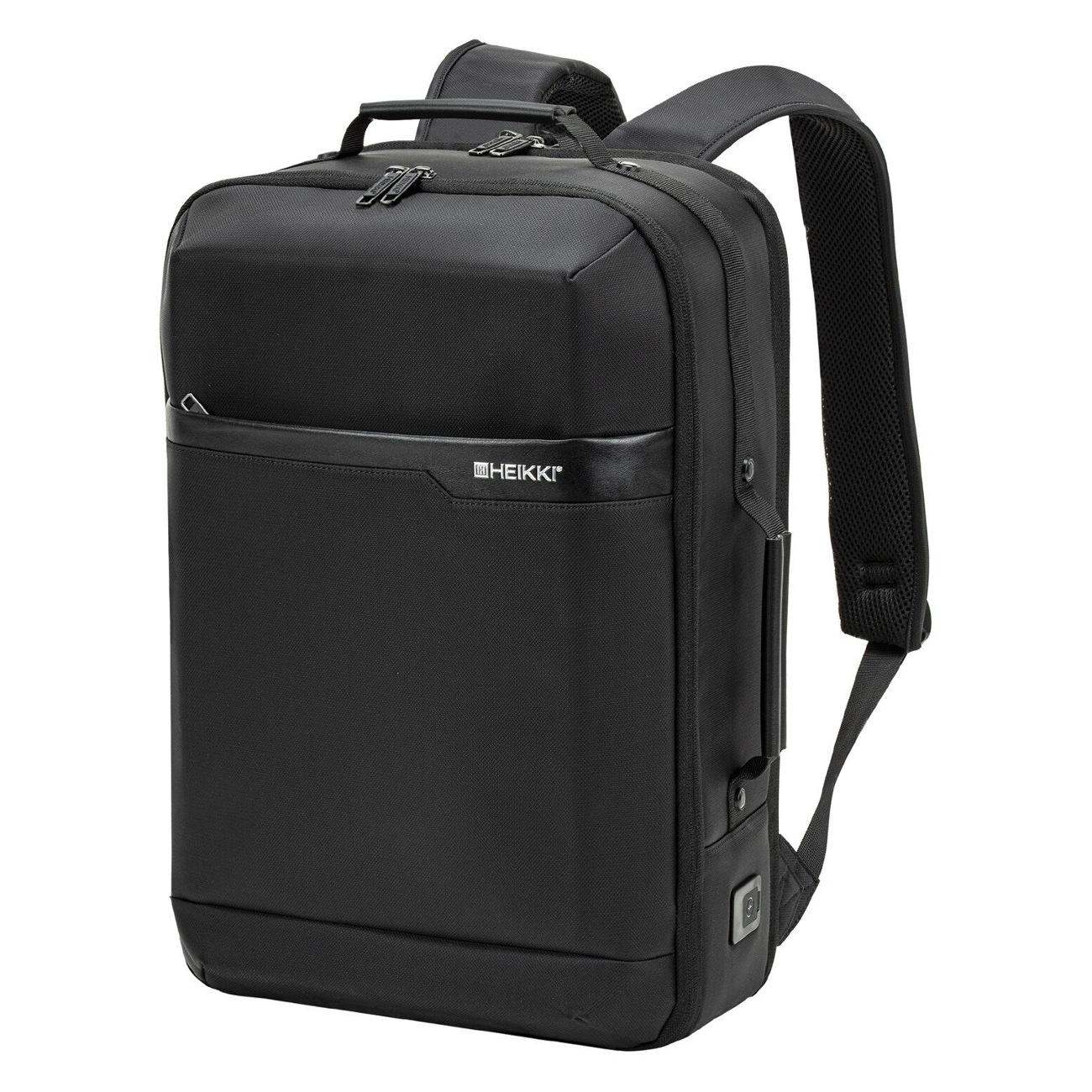 Рюкзак HEIKKI 45х31х15см отд д/ноут+USB Черный