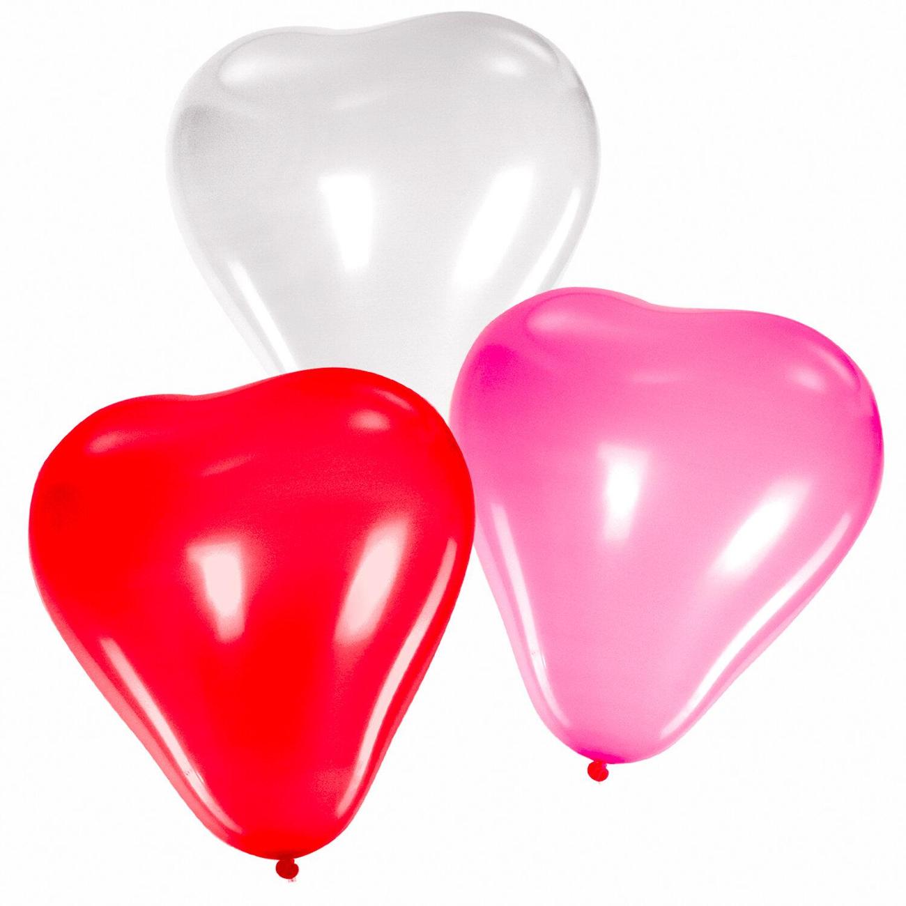 Шары воздушные Золотая сказка 10"(25см), КОМПЛЕКТ 50шт, 3 цвета, 105008 фото