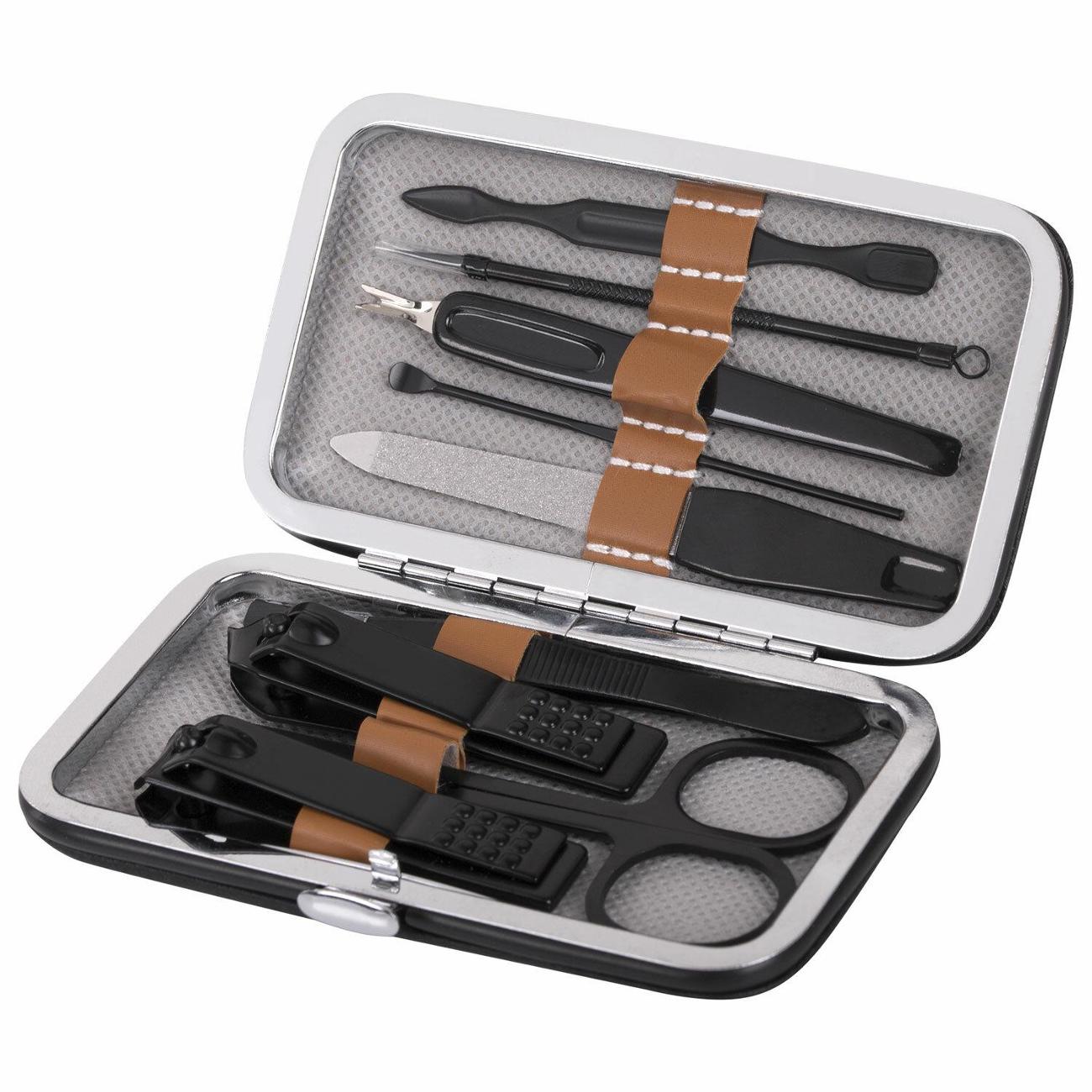 Маникюрный набор WBZ MINI черный карбон блистер (609496)