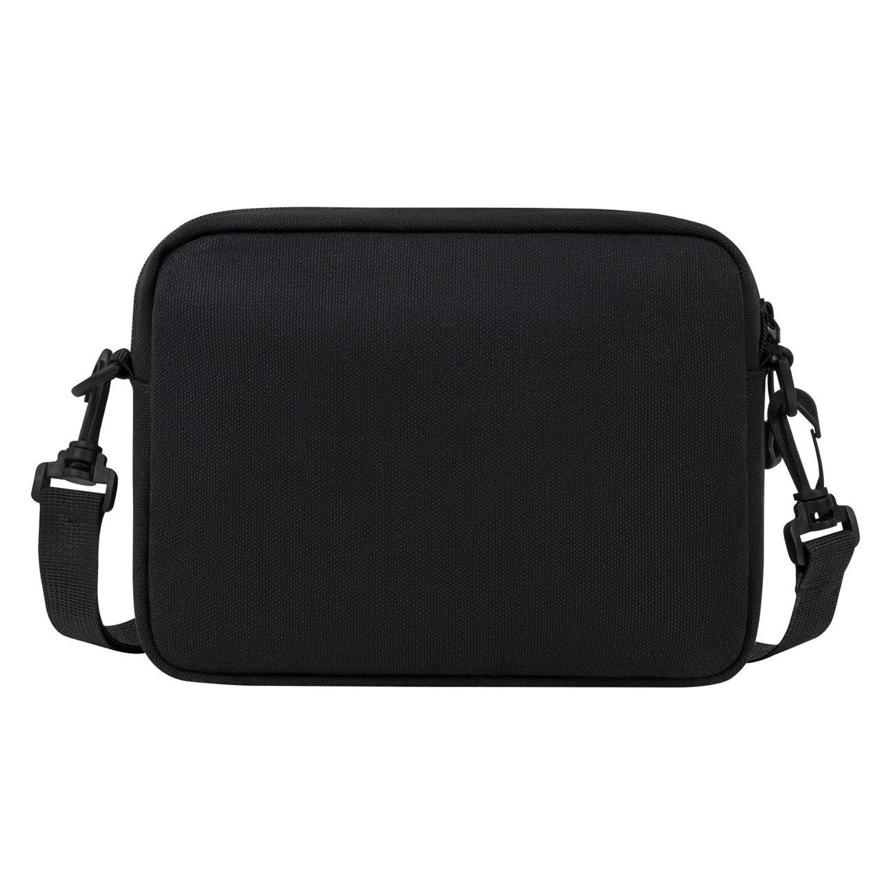 Сумка дорожная HEIKKI ATOM на плечоЧёрная 17х22х6см