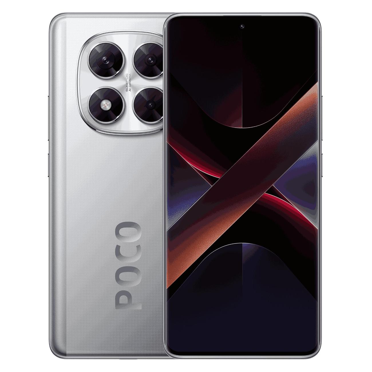 Смартфон POCO X7 5G 8/256GB серебристый