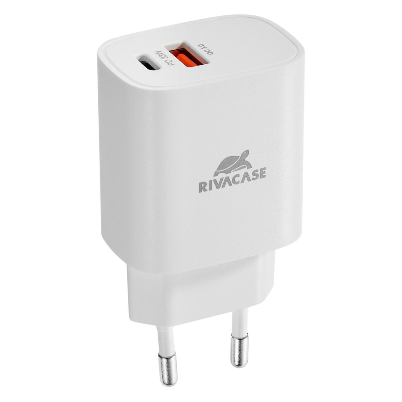 Сетевое зарядное устройство RIVACASE PS4023 белое фото