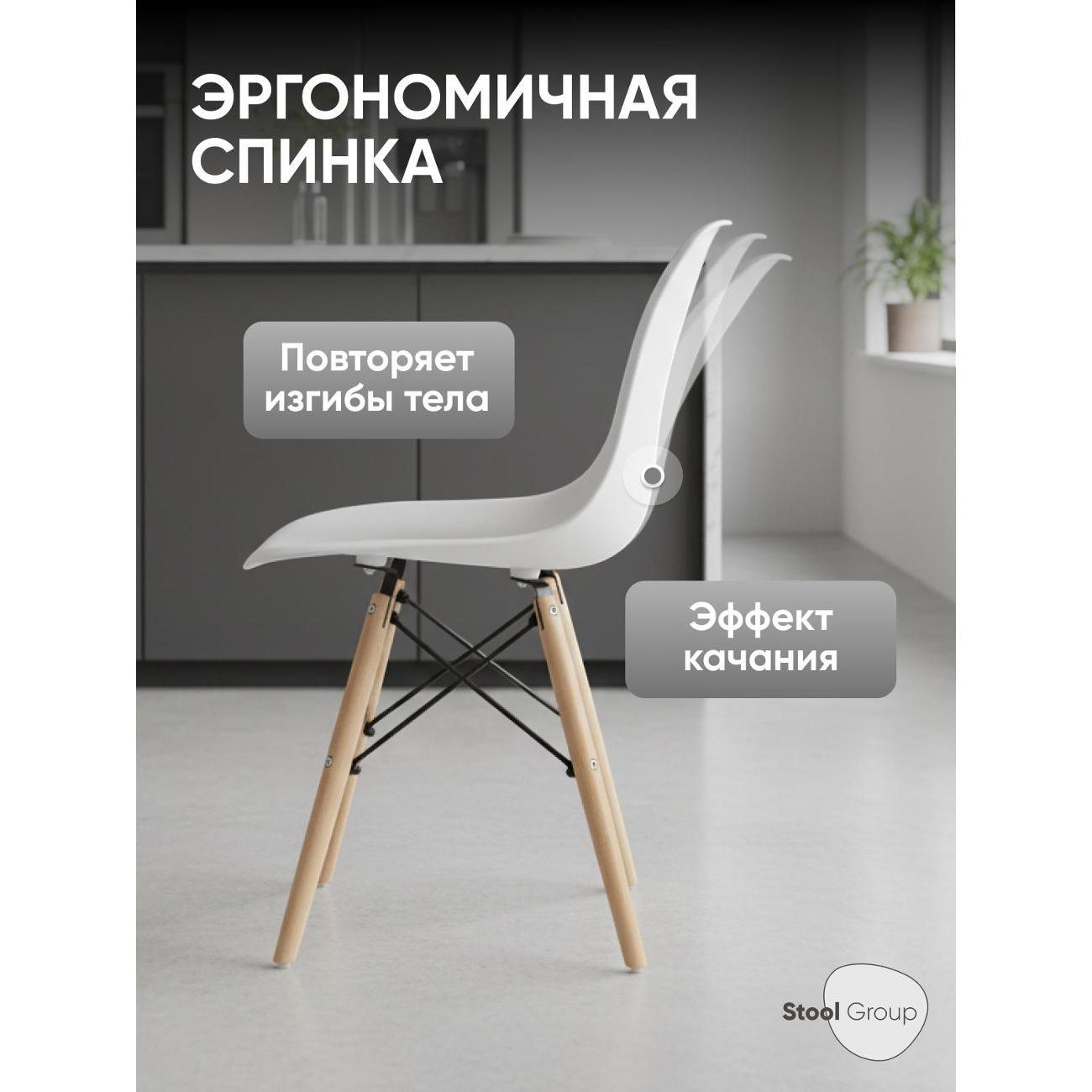 Стул обеденный Stool Group EAMES DSW белый