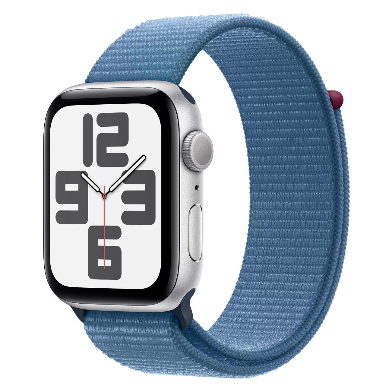 Смарт-часы Apple Watch SE 2024 40mm Silver/Winter Blue Sport Loop