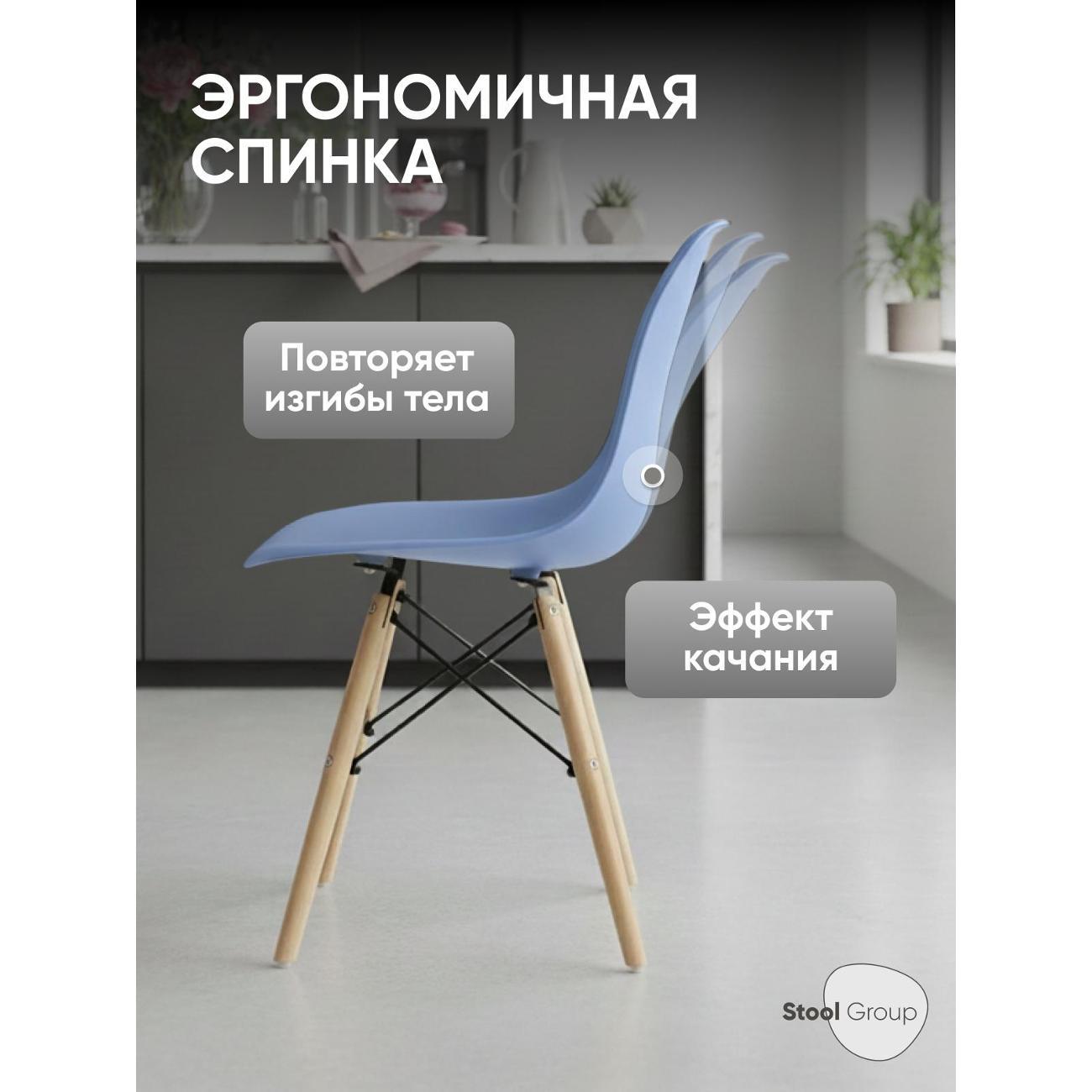 Стул обеденный Stool Group EAMES DSW голубой