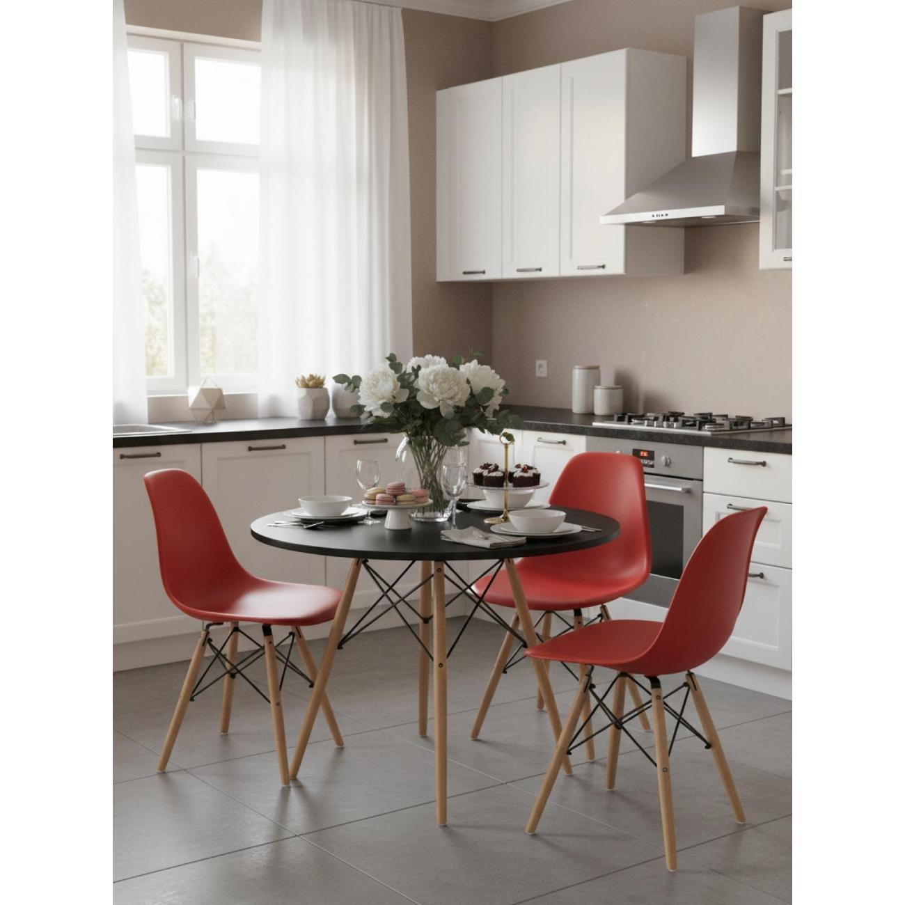 Стул обеденный Stool Group EAMES DSW красный