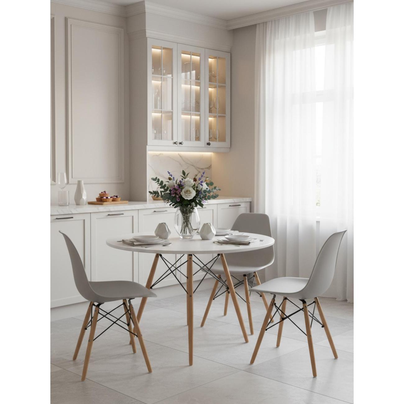 Стул обеденный Stool Group EAMES DSW светло-серый