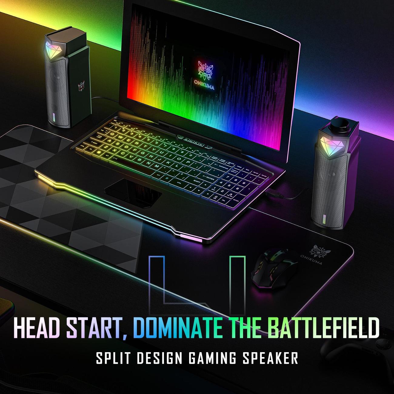 Колонки компьютерные 2.0 Onikuma L1-B