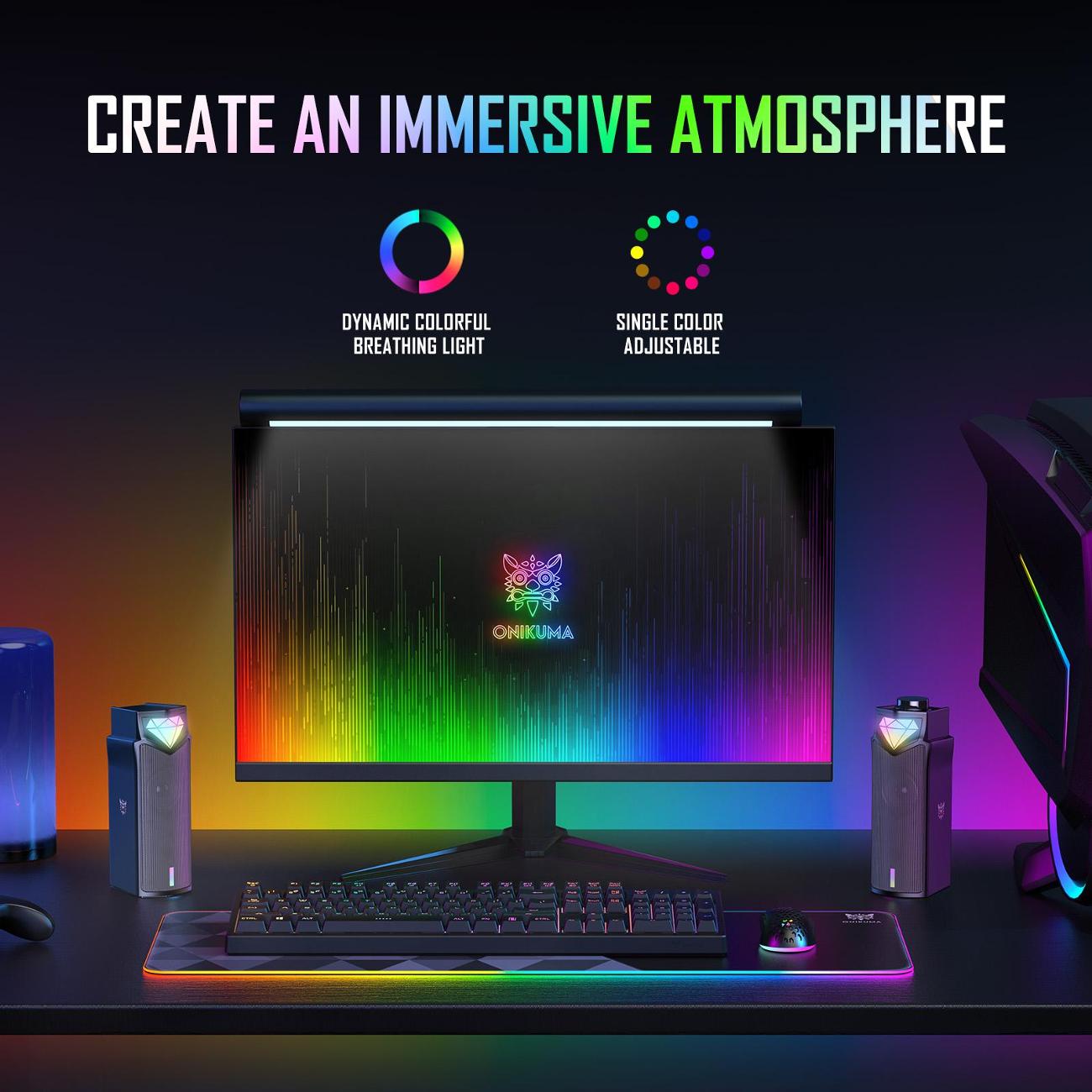 Колонки компьютерные 2.0 Onikuma L1-B