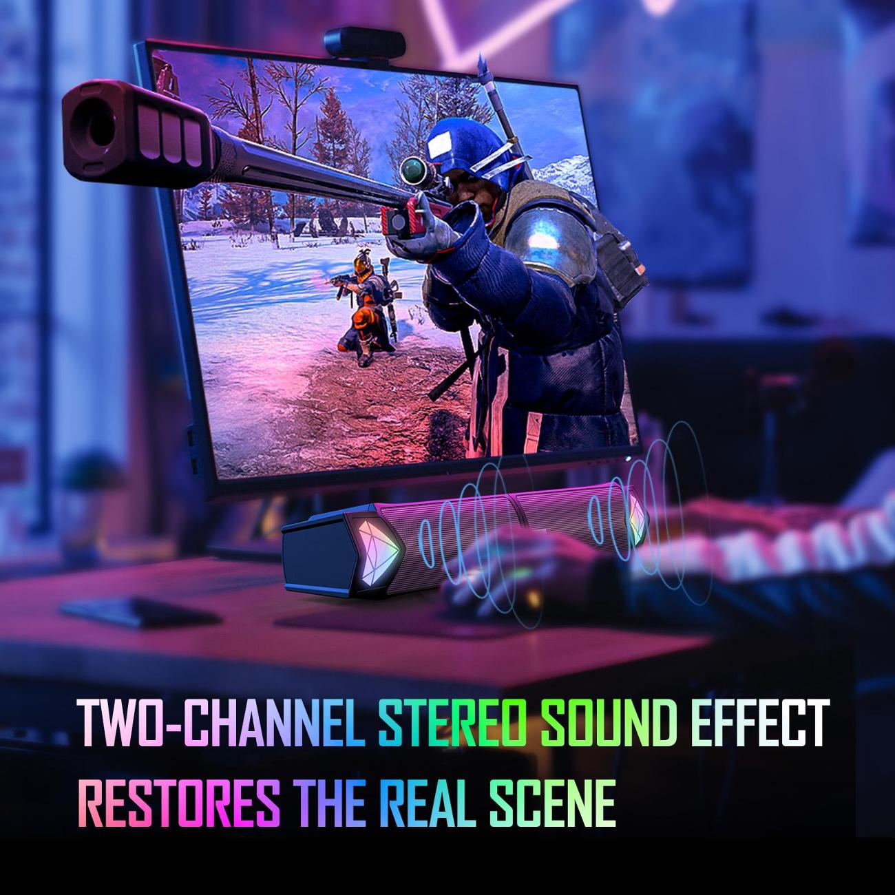 Колонки компьютерные 2.0 Onikuma L1-B