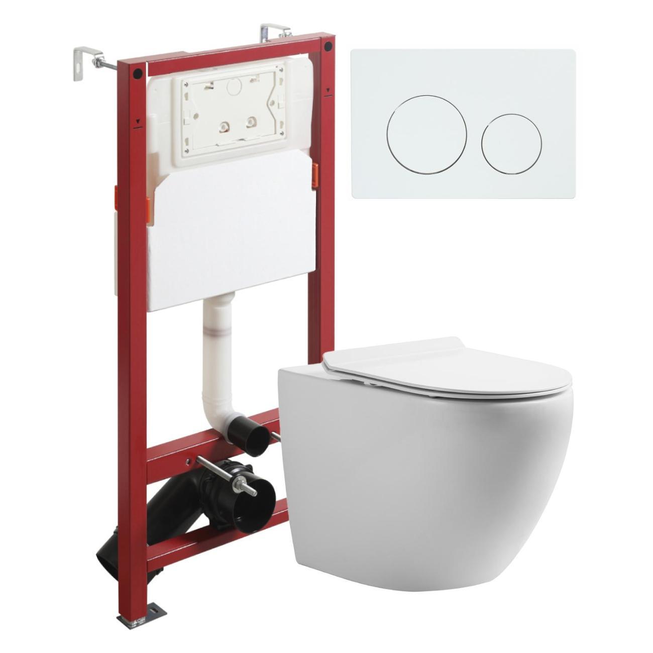 Унитаз Orange CI07-100W+APB188