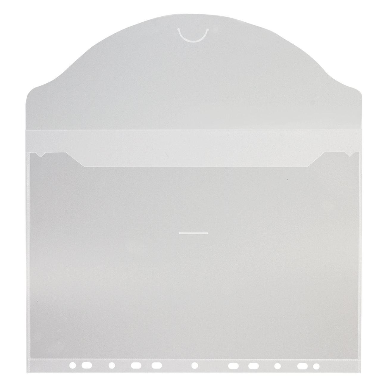 Папка А4 для документов Brauberg 10 шт., до 50 л, прозрачная, 0,15 мм, 227312