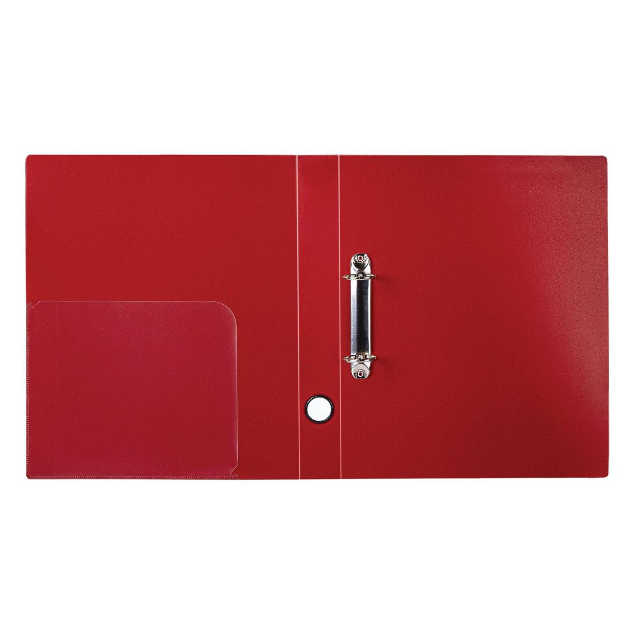 Папка А4 для документов Brauberg Стандарт 40мм красная до 300 листов 0,9 мм, 270480