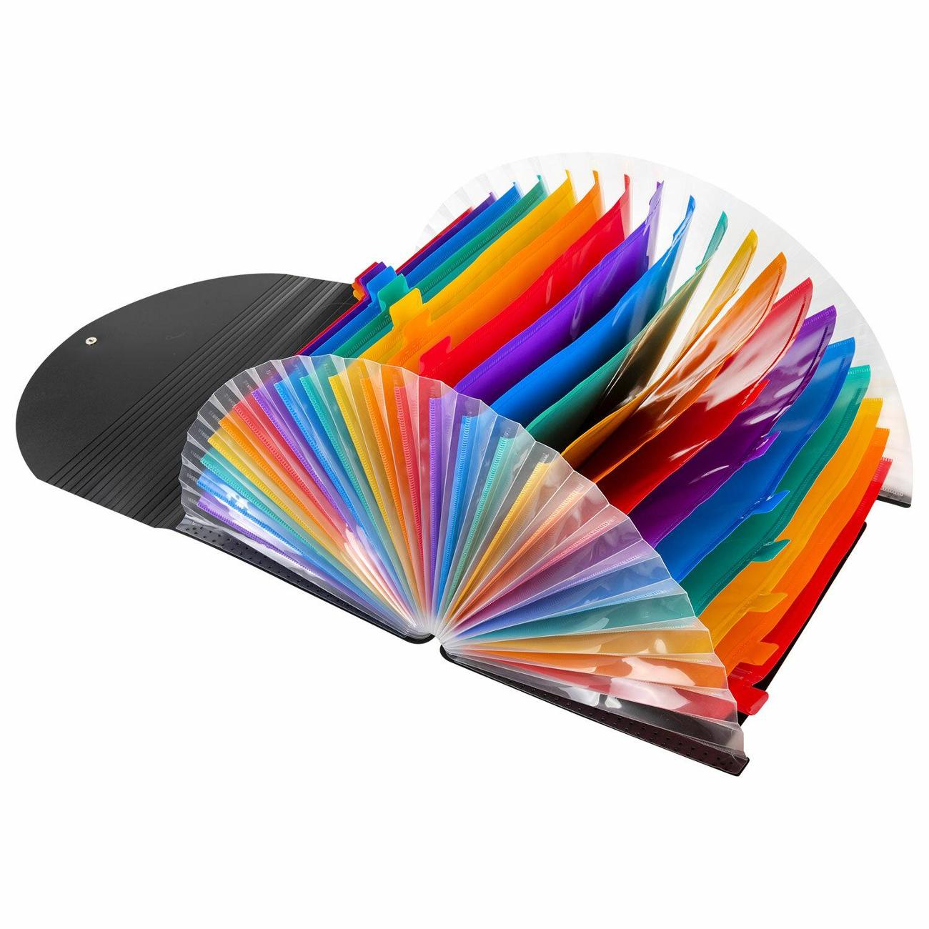 Папка А4 для документов Brauberg 25 отделений, DOCS, А4, черная, 271151