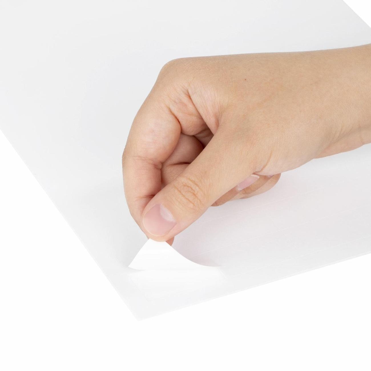 Этикетка самоклеющаяся Staff 38х21,2мм 65шт*100л белая 115188