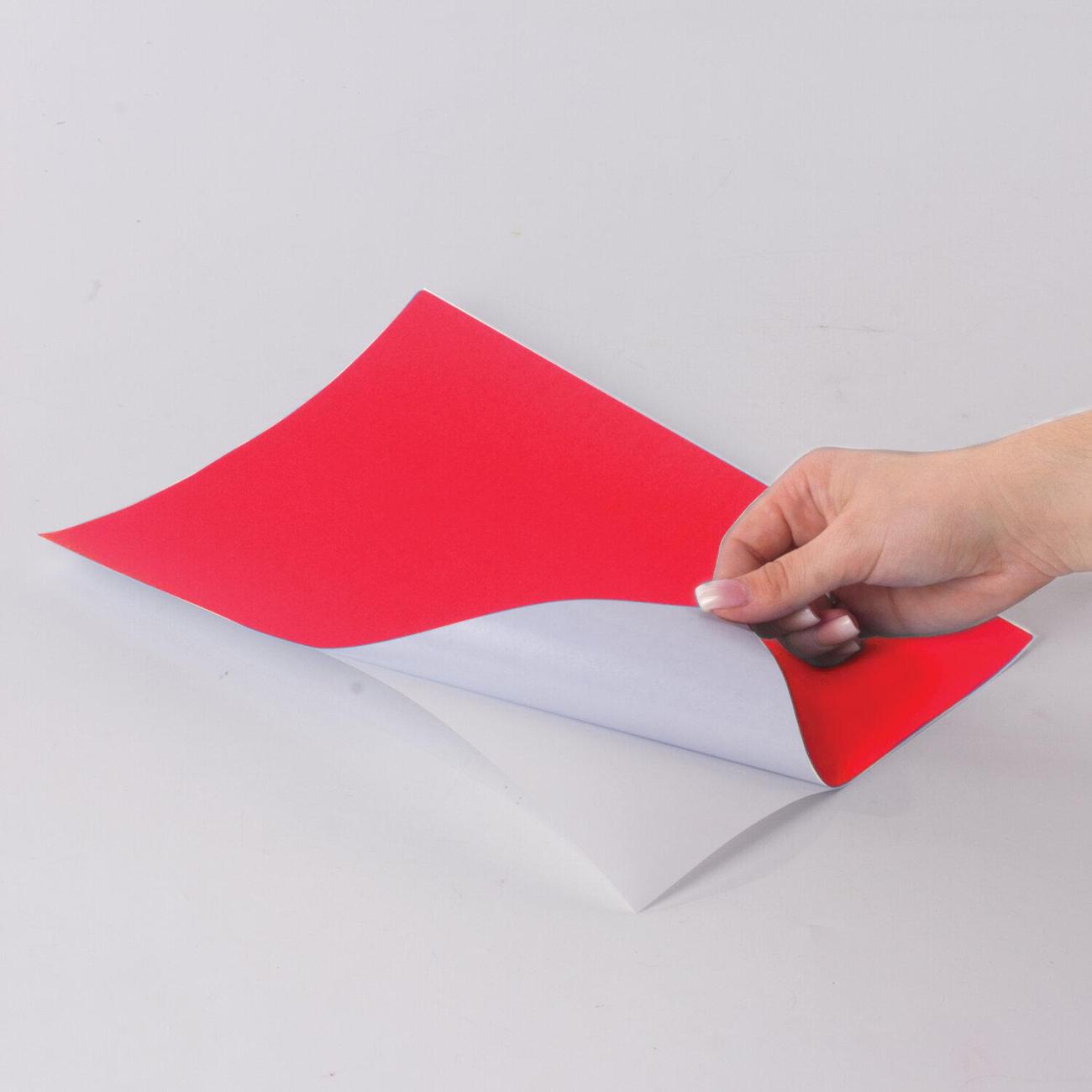 Этикетка самоклеющаяся Staff А4 1шт*50л красная 115229