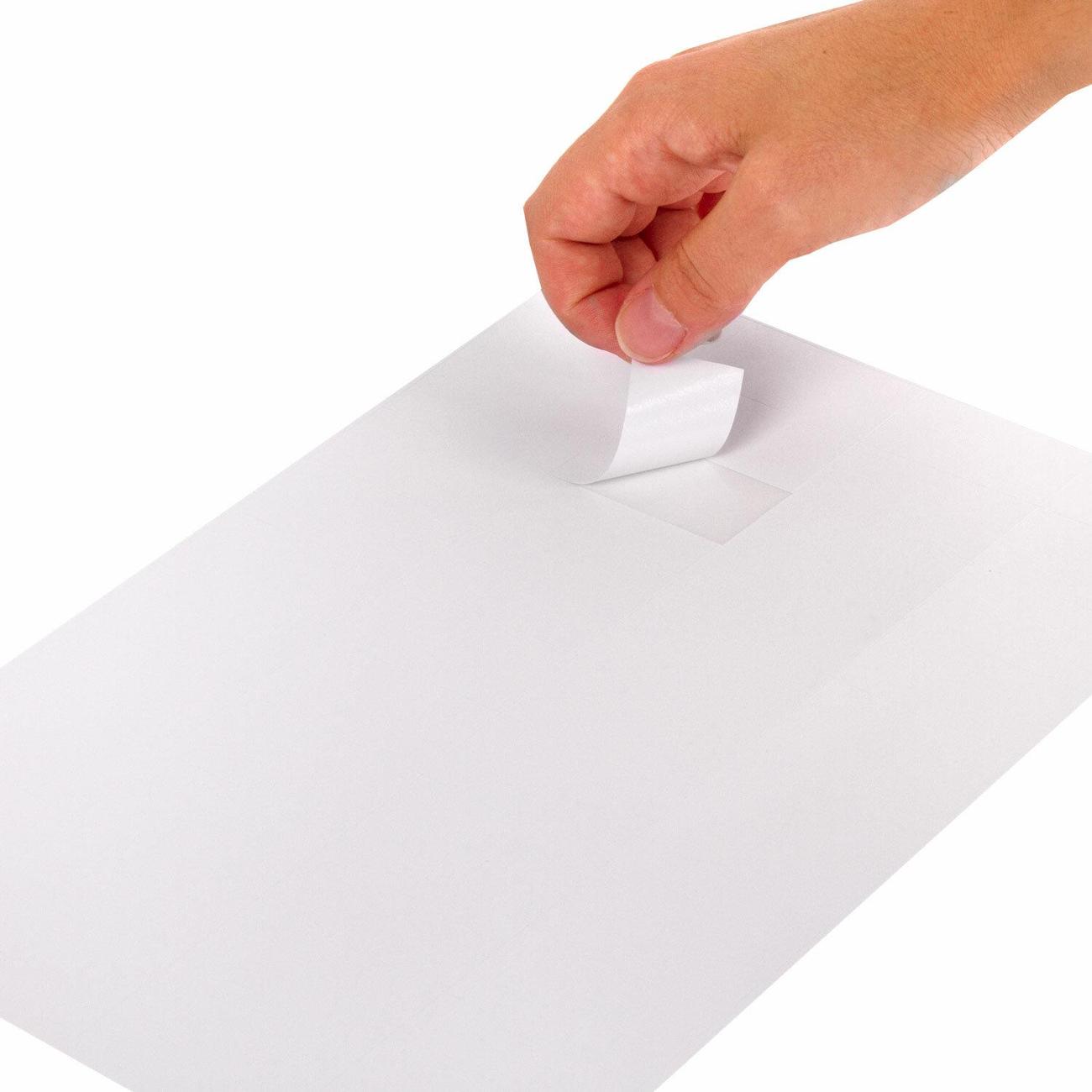 Этикетка самоклеющаяся Staff 38х21,2мм 65шт х 50л 80г/м2 115664