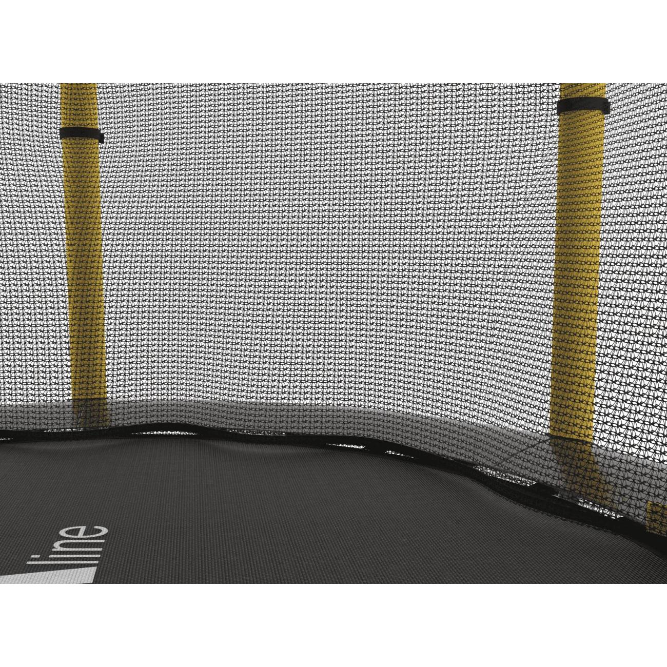 Батут каркасный для детей UNIX line 4.6 ft Пчела / Bee, диаметр 140 см, до 50 кг, диаметр прыжковой зоны 117 см, с верхней и нижней защитной сеткой на молнии, для дома и улицы