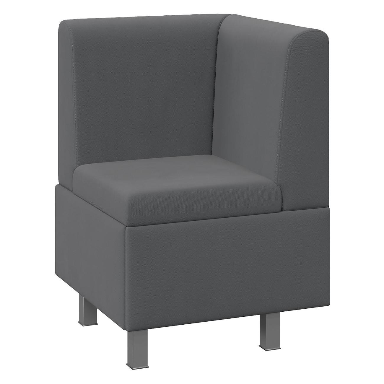 Диван Трия Блюз серый