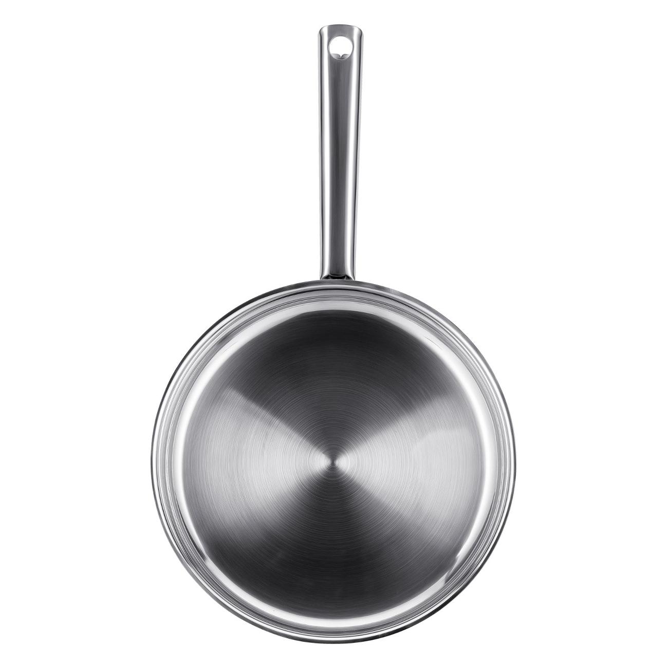 Сковорода НЖС с крышкой 24см/ 3л. REGENT inox Monica