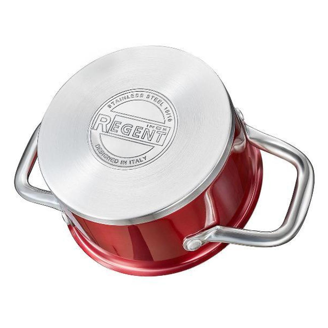 Кастрюля 18см/2.5л с крышкой REGENT inox Stendal