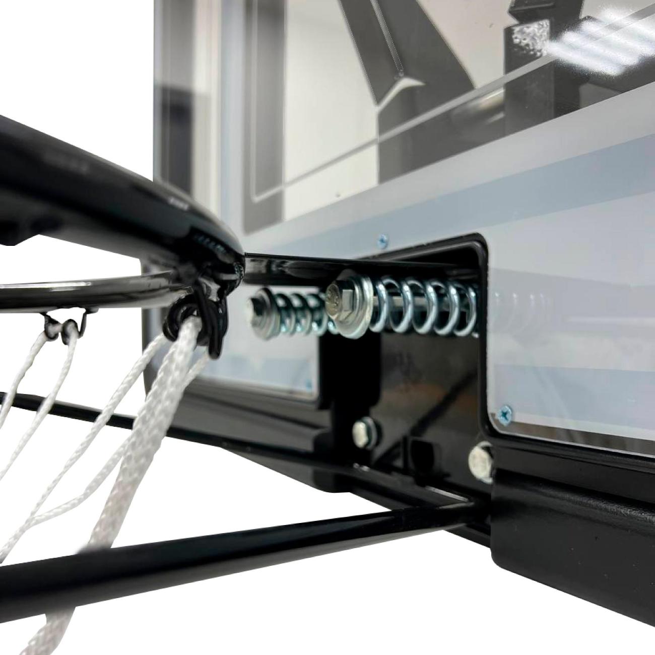 Баскетбольный щит из ПВХ UNIX line размер щита 110х75 см (44"x30"), диаметр кольца R45