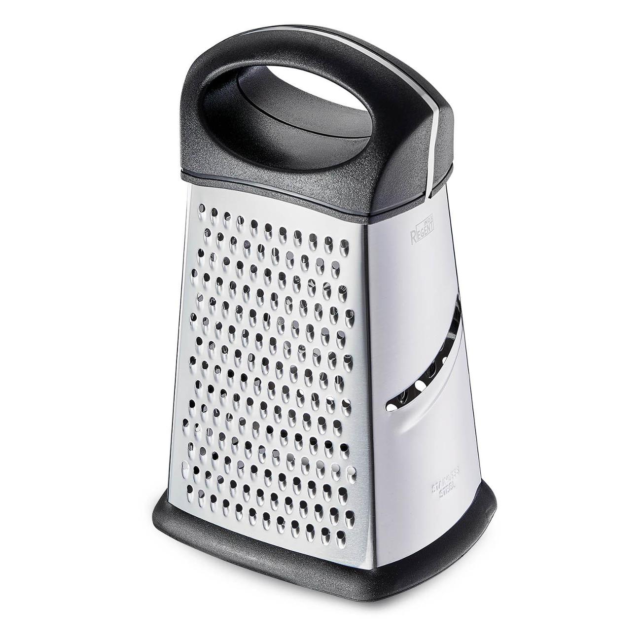 Терка кухонная с контейнером REGENT inox PRESTO