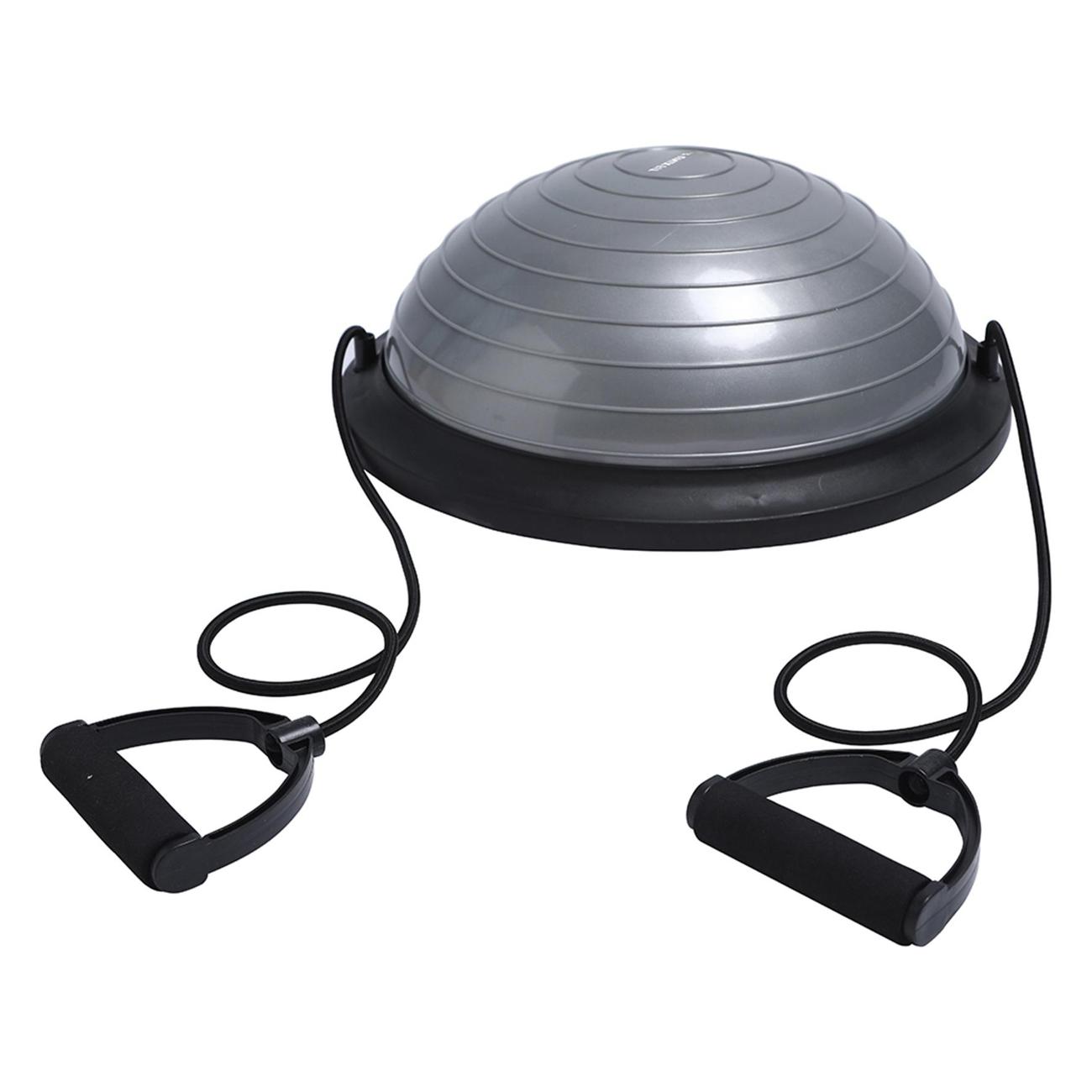 Балансировочная полусфера UnixFit 46 Bosu с эспандерами в наборе, cтеп-платформа, до 120 кг.