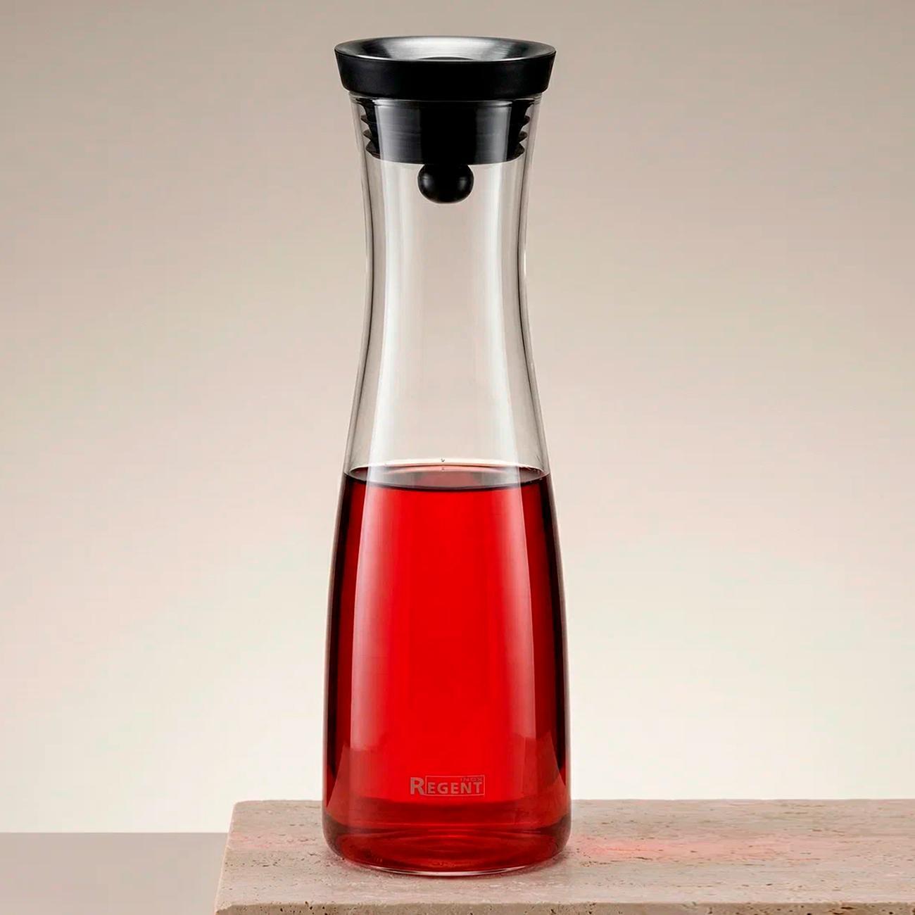 Графин 1.5л с фильтр пробкой REGENT inox Franco