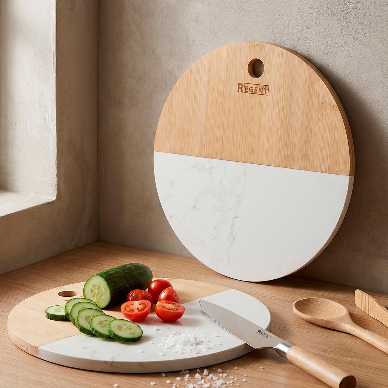 Доска разделочная 24см REGENT inox Bamboo