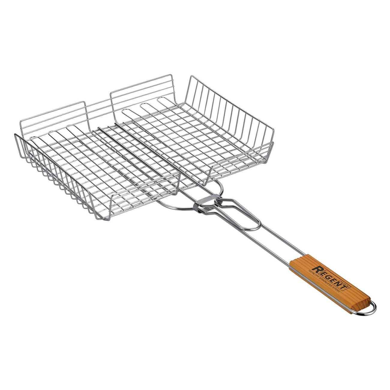 Решетка-гриль 32х23х5.5см REGENT inox PICNIC фото