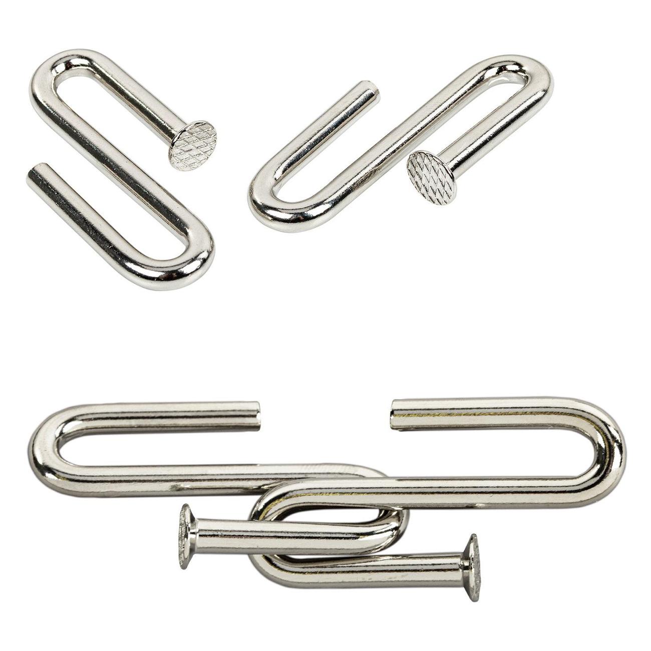 Головоломки металлические Золотая сказка 6шт ГВОЗДИ 664925