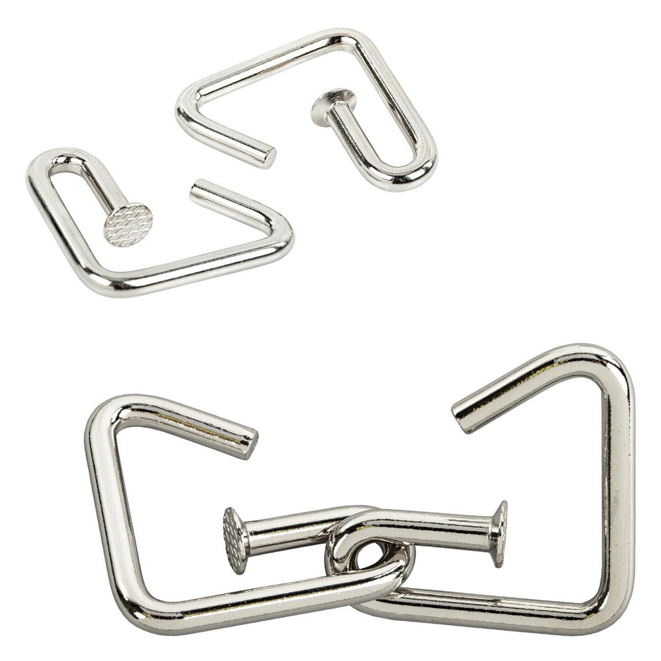 Головоломки металлические Золотая сказка 6шт ГВОЗДИ 664925