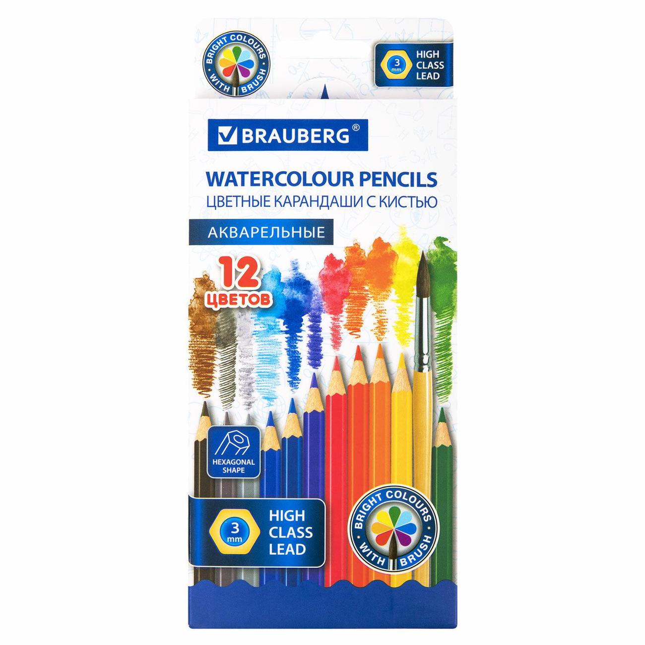 Карандаш цветной Brauberg 181848
