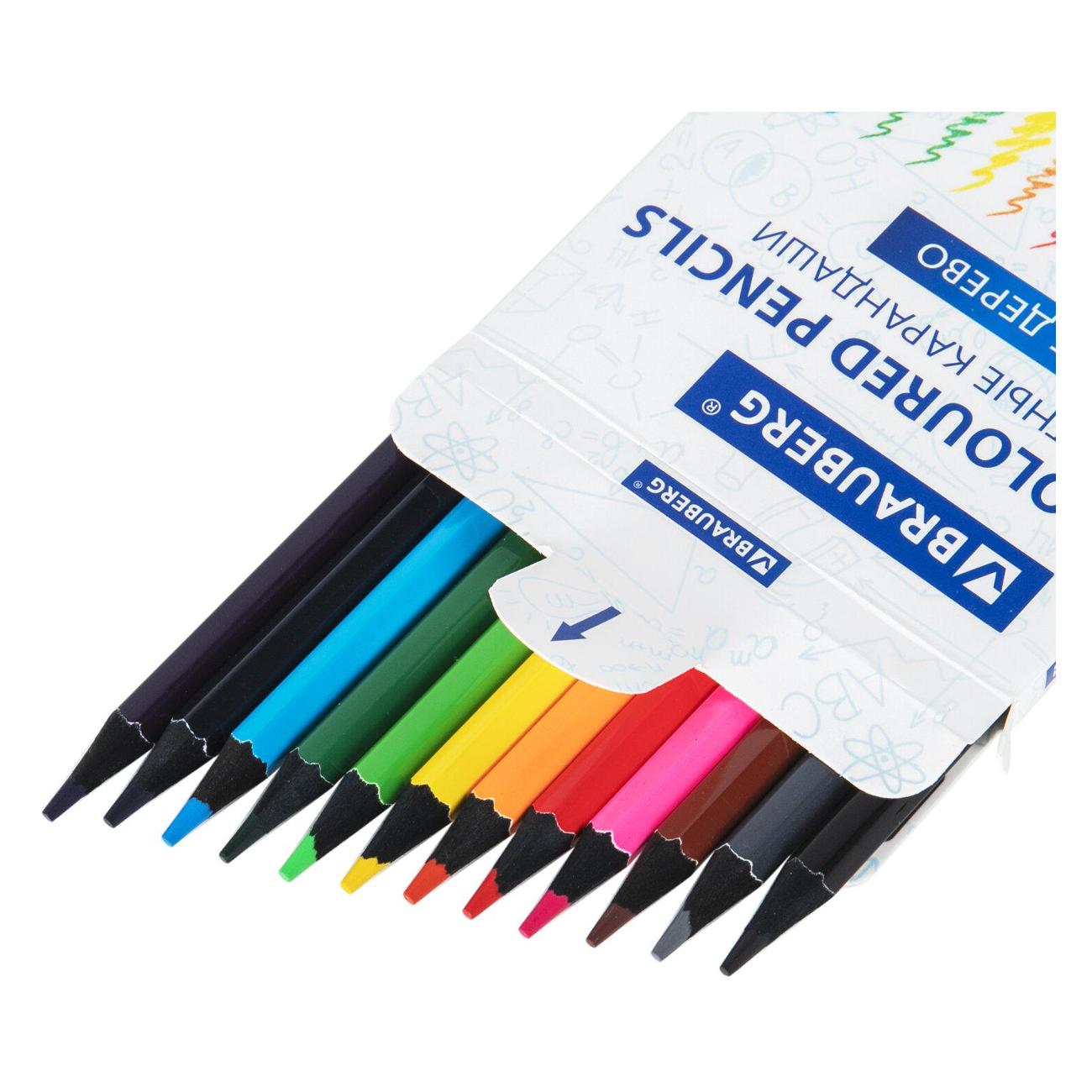 Карандаш цветной Brauberg 181856