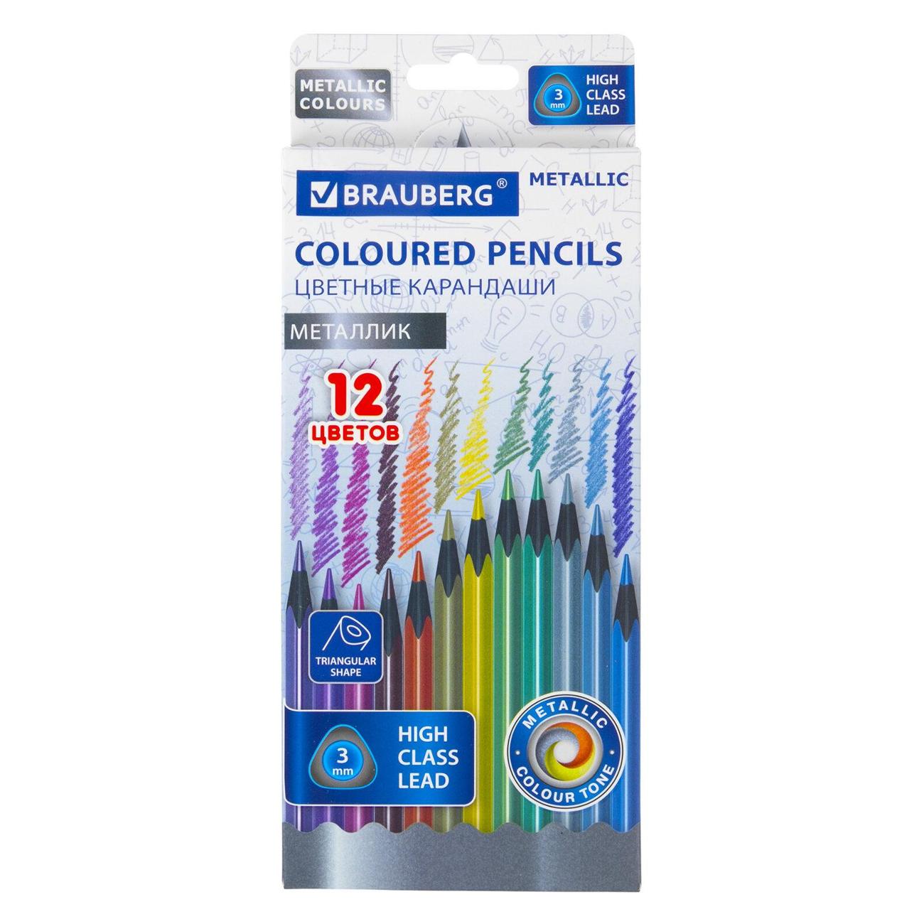 Карандаш цветной Brauberg 181853