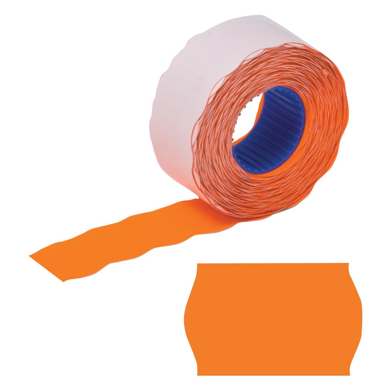 Этикетка самоклеющаяся Brauberg 26*16 волна оранж 5р*800шт 123582