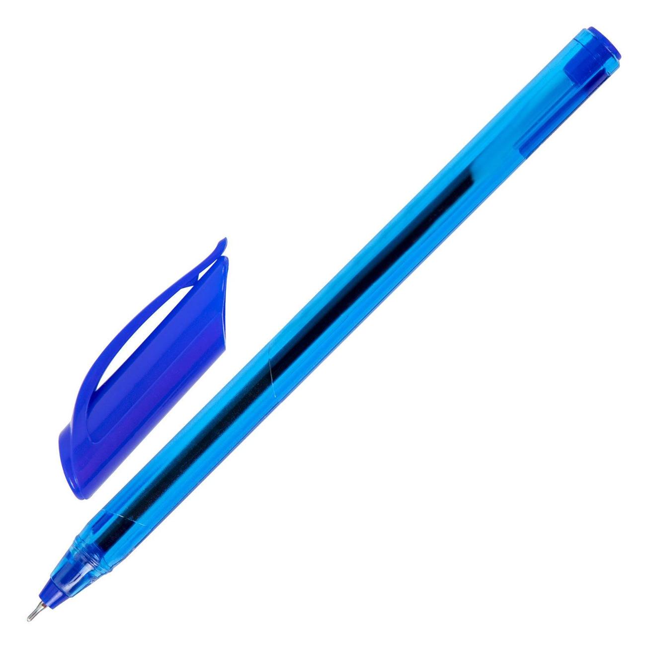 Ручка Brauberg 10 штук, синие, 0,35мм, блистер, 144057