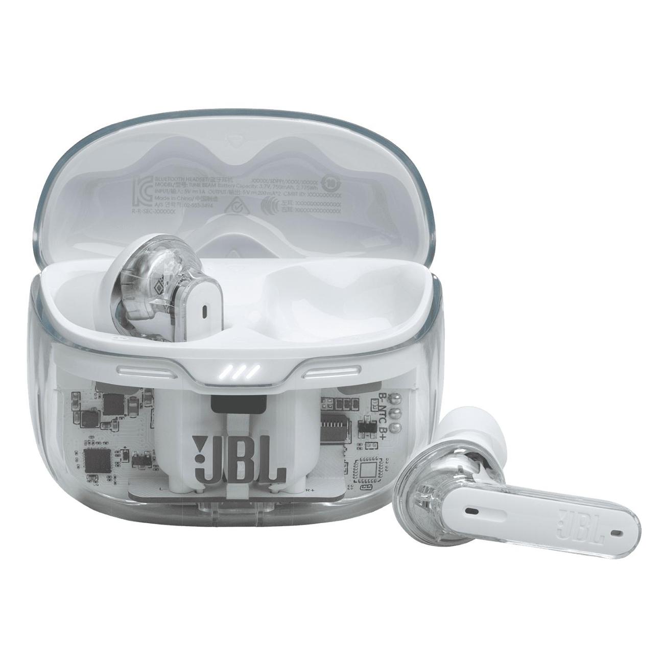 Наушники True Wireless JBL Tune Beam Ghost белый фото