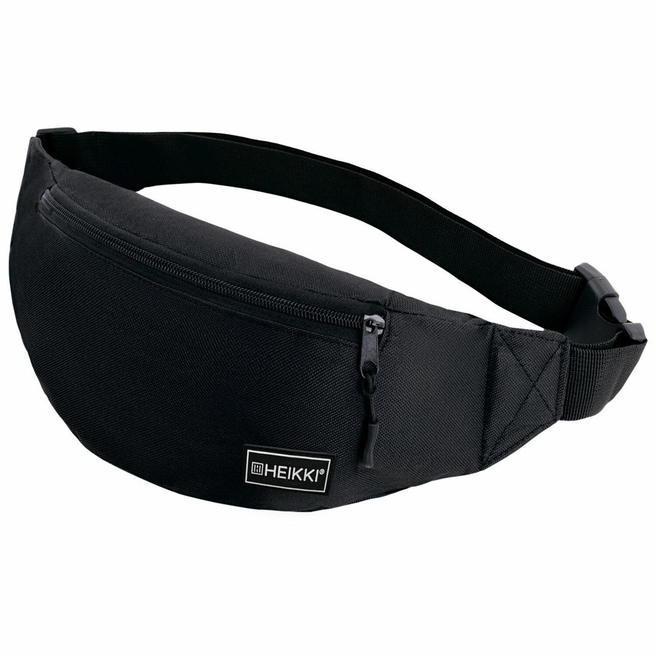 Сумка на пояс HEIKKI Rio 38x12x8 см (272614) черная
